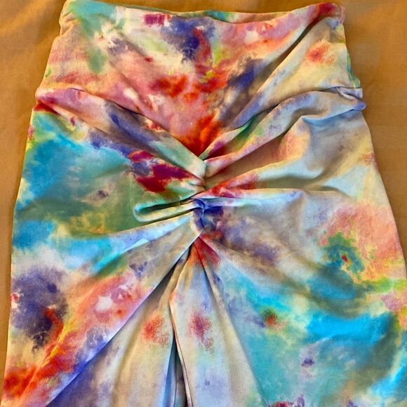 Shape Up Fitness Wear New High Waisted Legging with Rear Detail in Pastel Print. - Picture 3 of 7